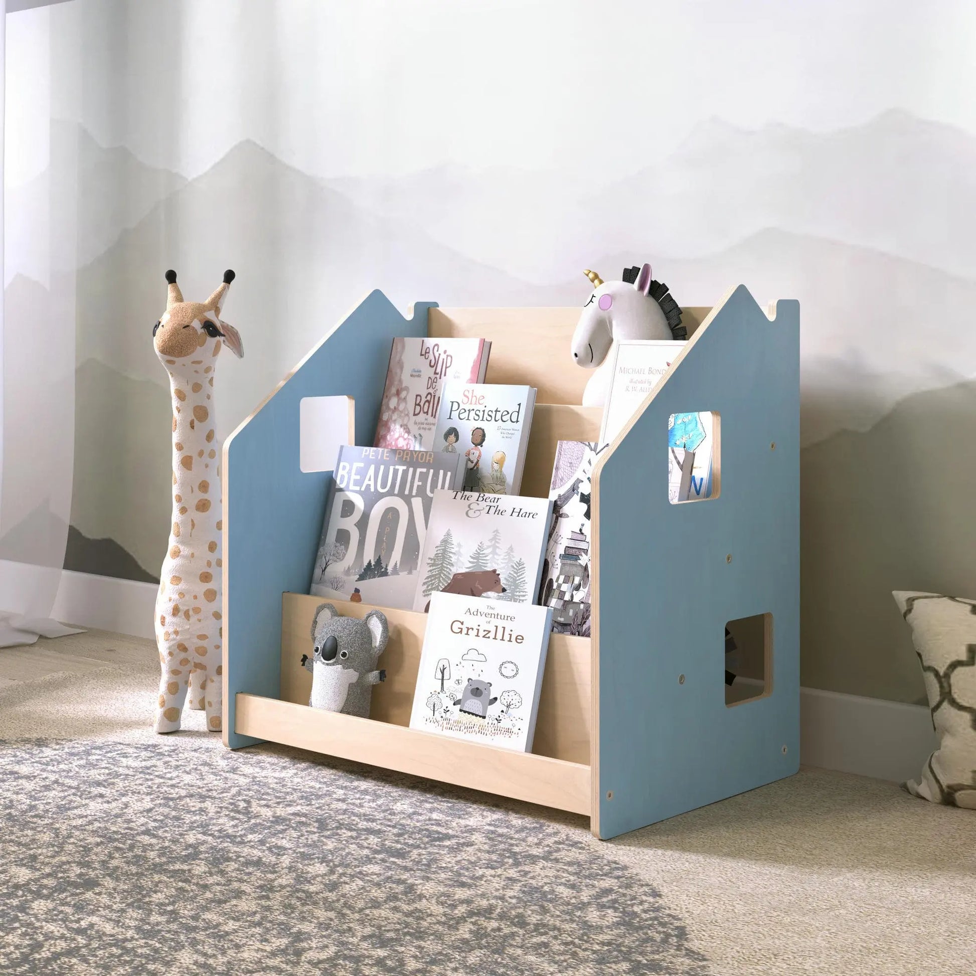 Bibliothèque enfant - Couleur bleu clair BusyKids Europe s.r.o.