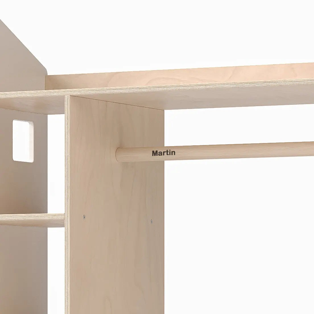 Penderie Montessori BusyKids - Couleur blanche