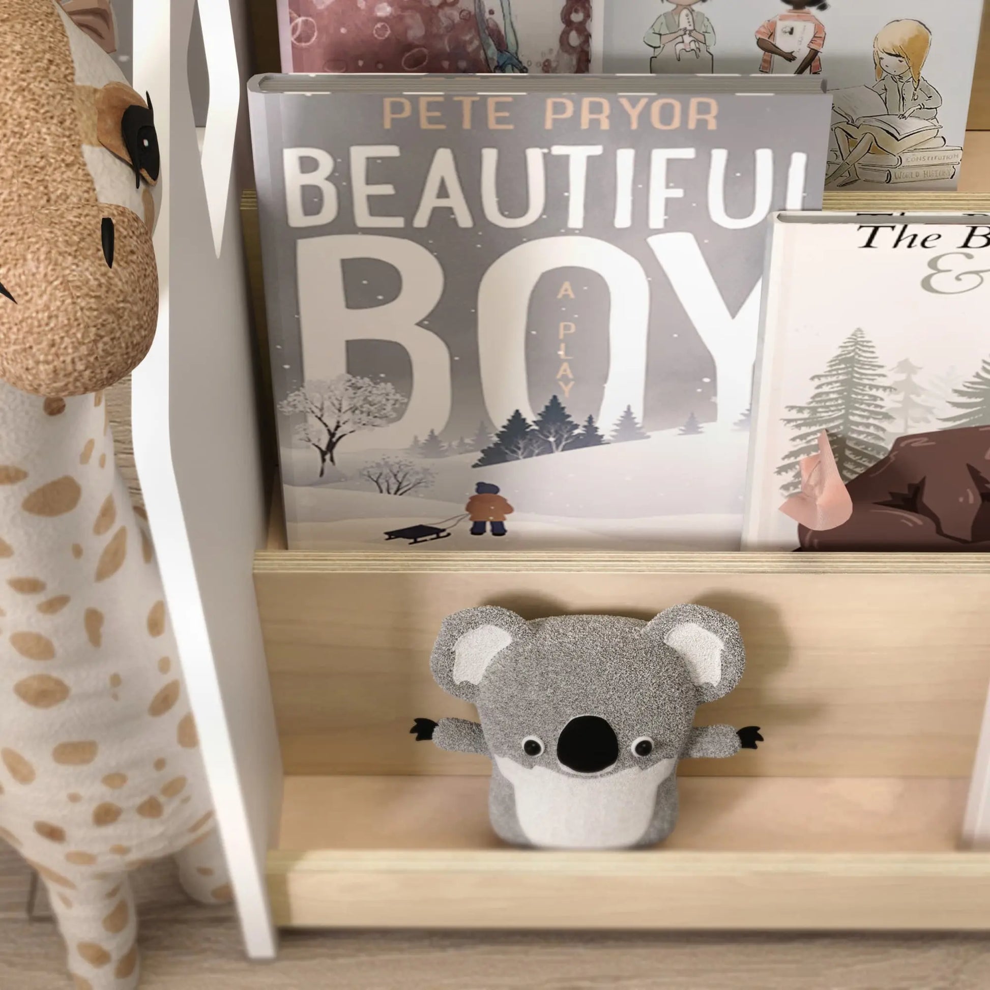 Ensemble - Bibliothèque enfant + Étagère à jouets - Couleur blanche BusyKids Europe s.r.o.