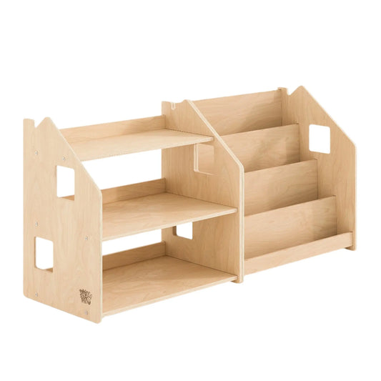 Ensemble - Bibliothèque enfant + Étagère à jouets - édition limitée
