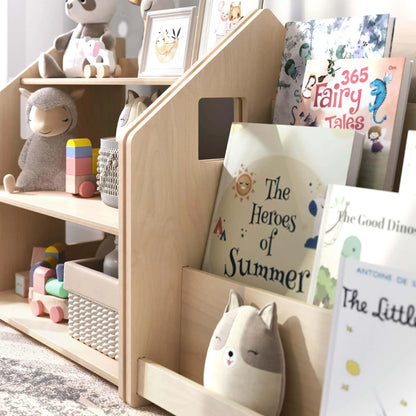 Ensemble - Bibliothèque enfant + Étagère à jouets - édition limitée BusyKids Europe s.r.o.