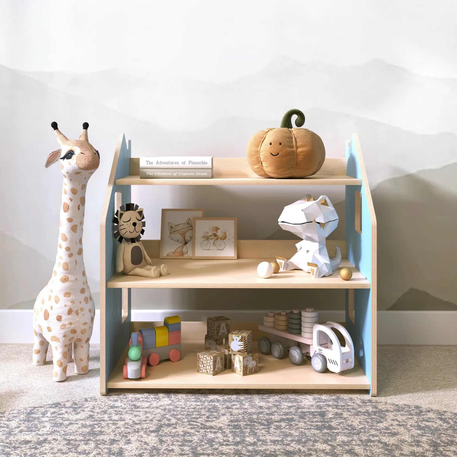 Étagère à jouets - Couleur bleu clair BusyKids Europe s.r.o.