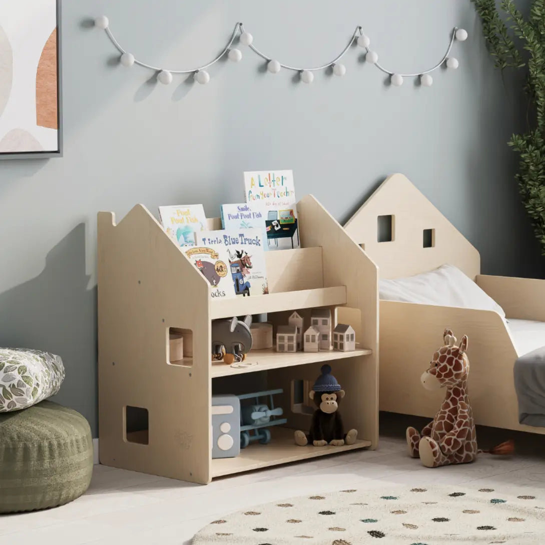 Étagère Montessori 2 en 1 polyvalente BusyKids Europe s.r.o.