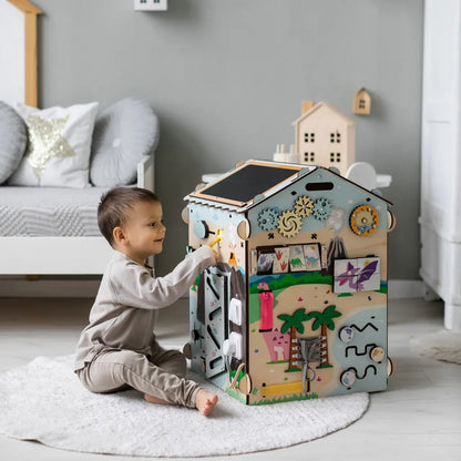 Busy board Maisonnette éducative DINO équipé d'un éclairage BusyKids Europe s.r.o.