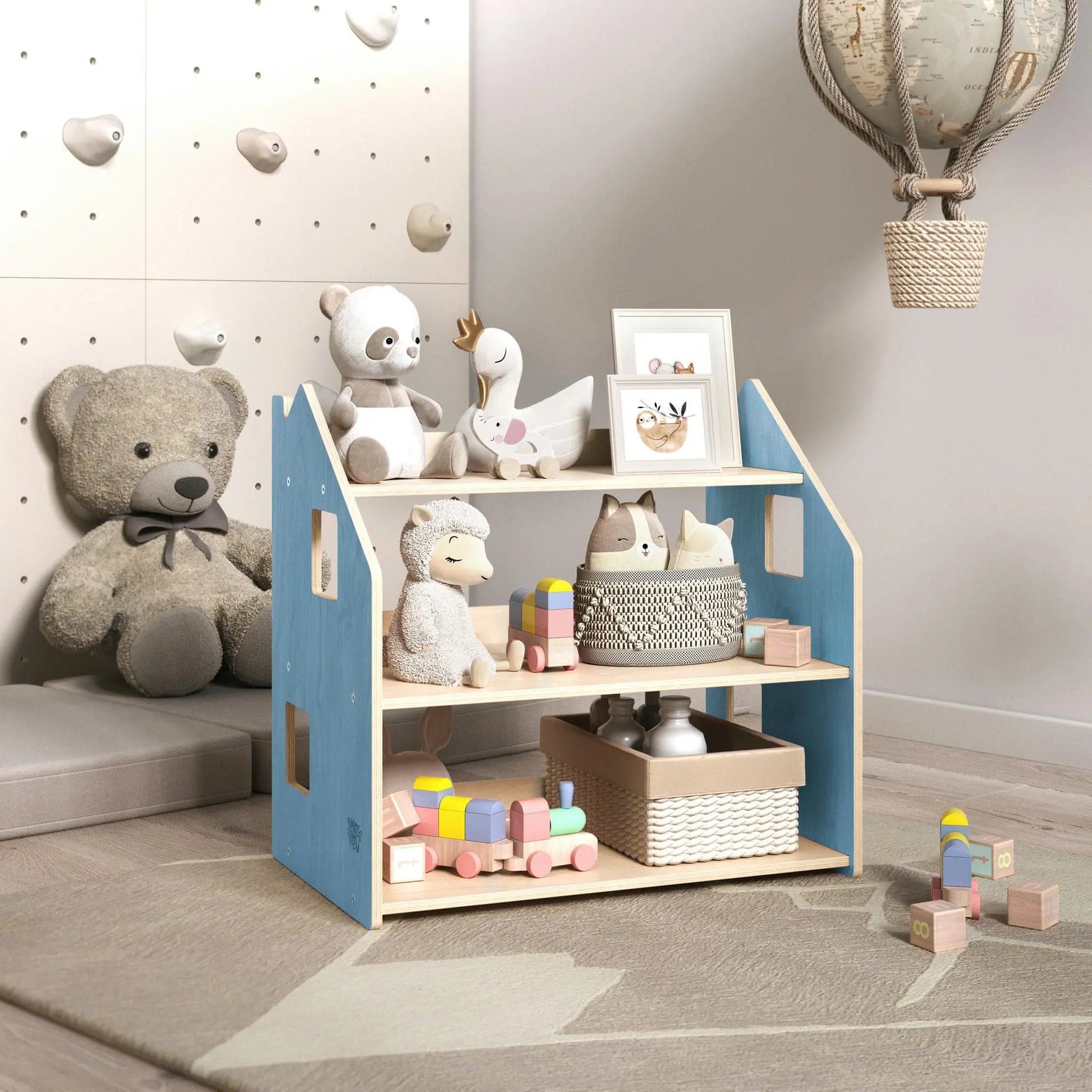 Étagère à jouets - Couleur bleu clair BusyKids Europe s.r.o.
