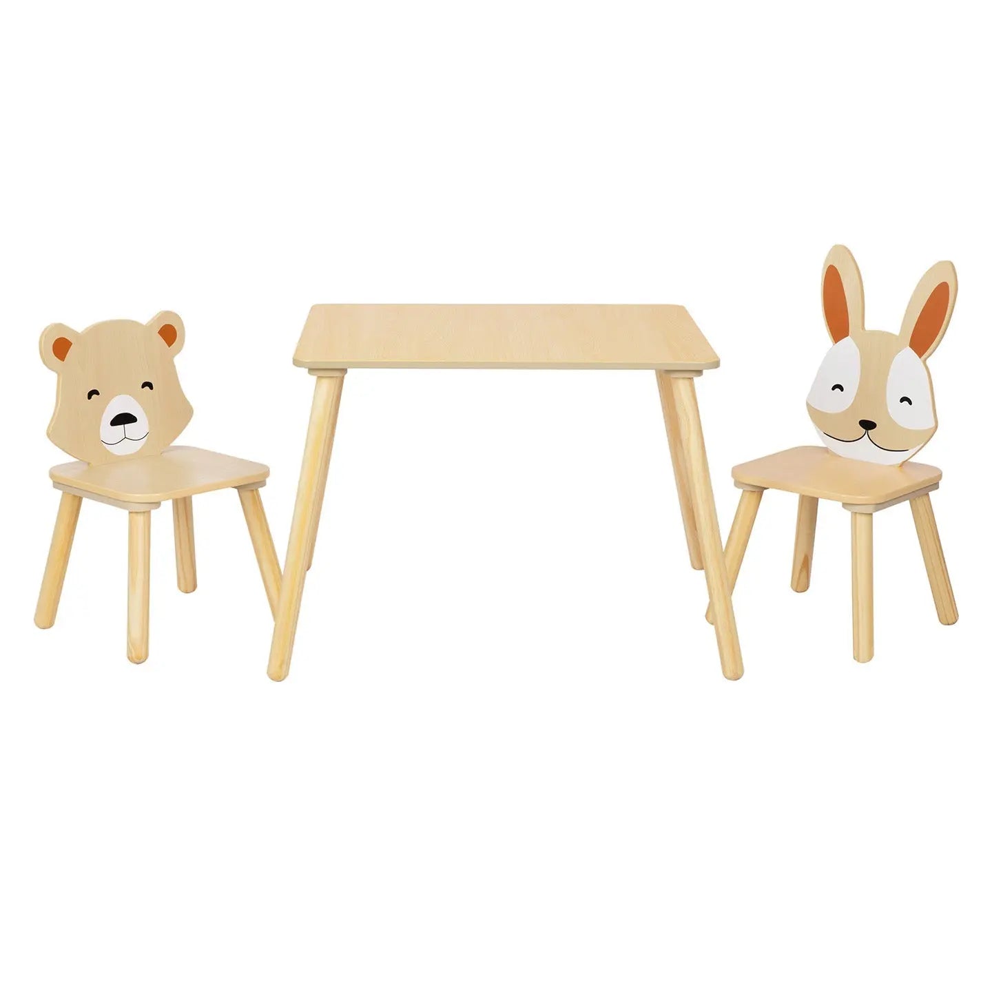 Ensemble de Deux Chaises et une Table Compacte