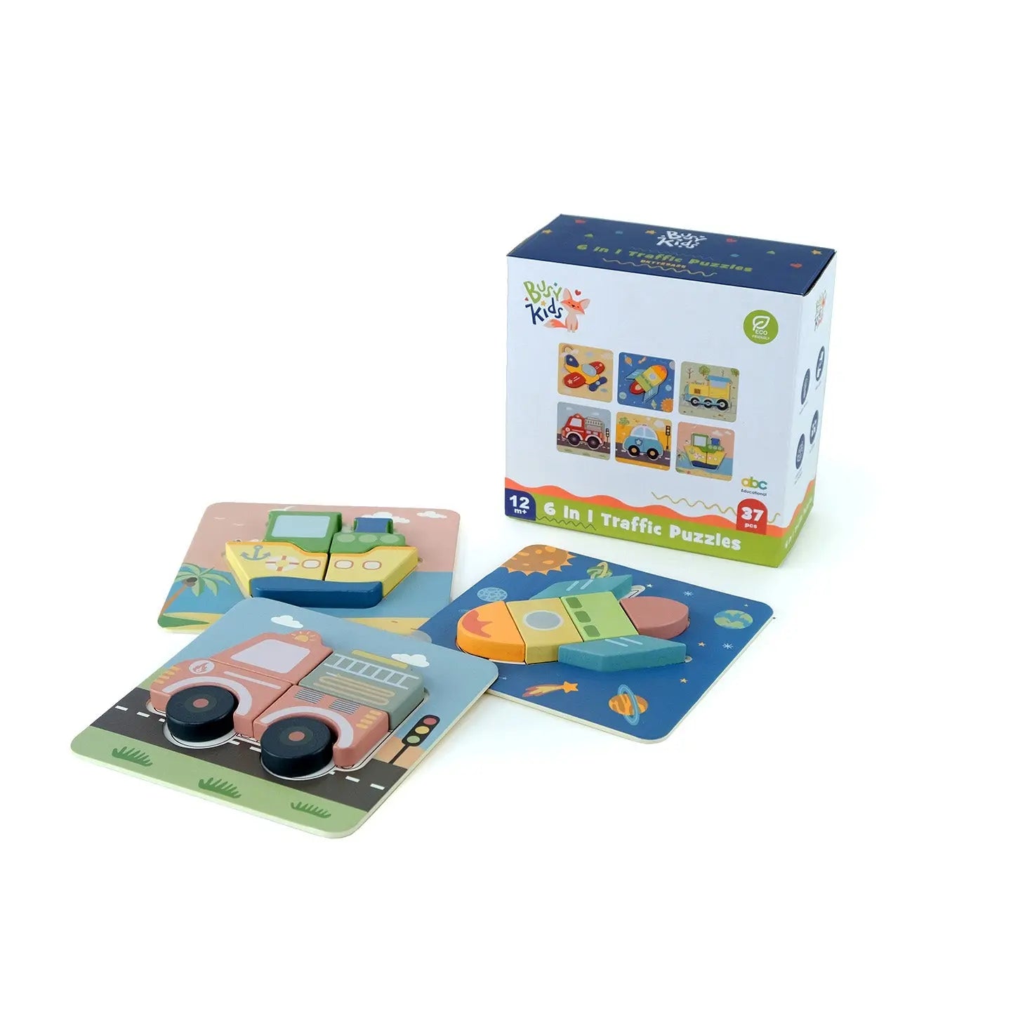 BusyKids Set de puzzles "Transport" BusyKids Europe s.r.o.