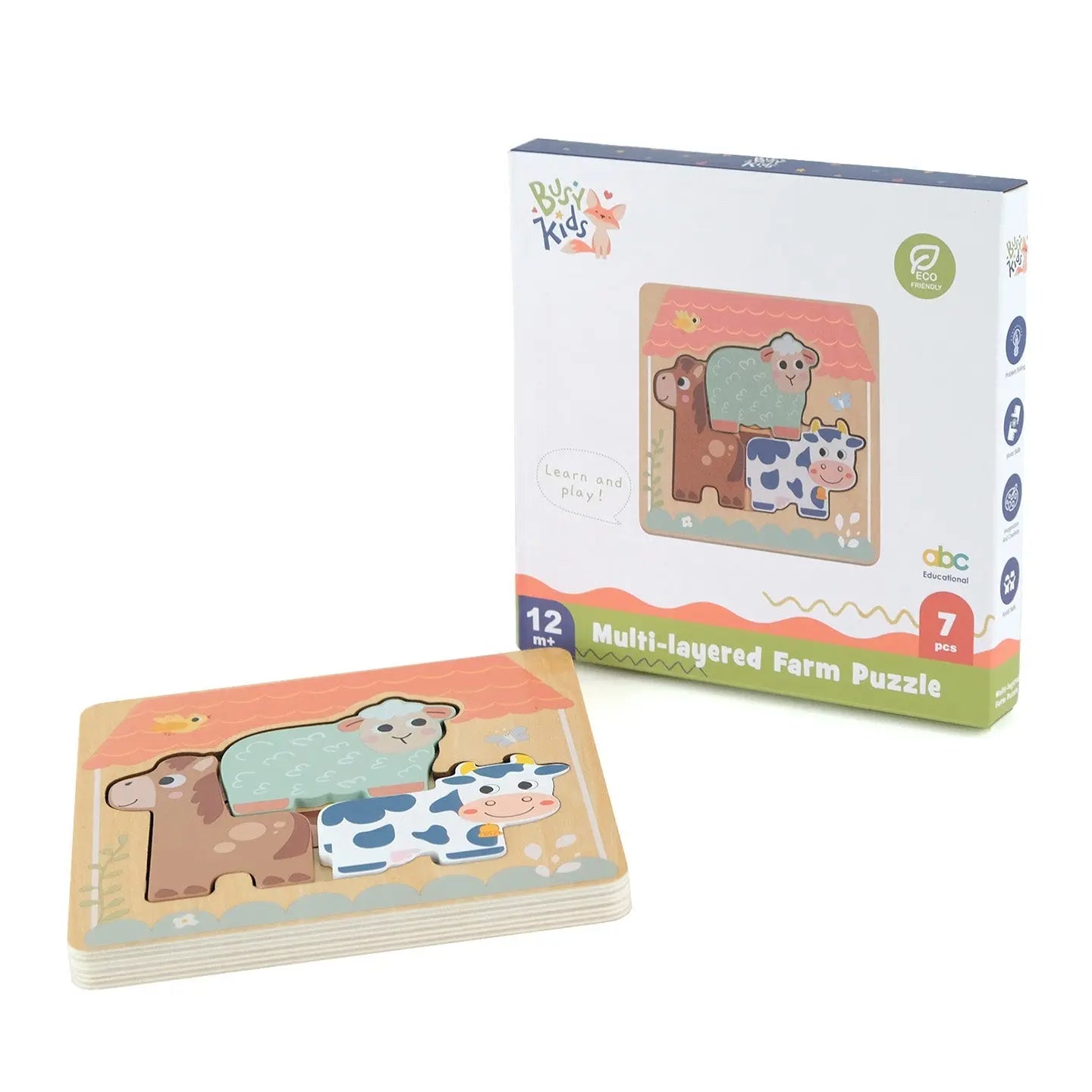 BusyKids Puzzle "Ferme" BusyKids Europe s.r.o.