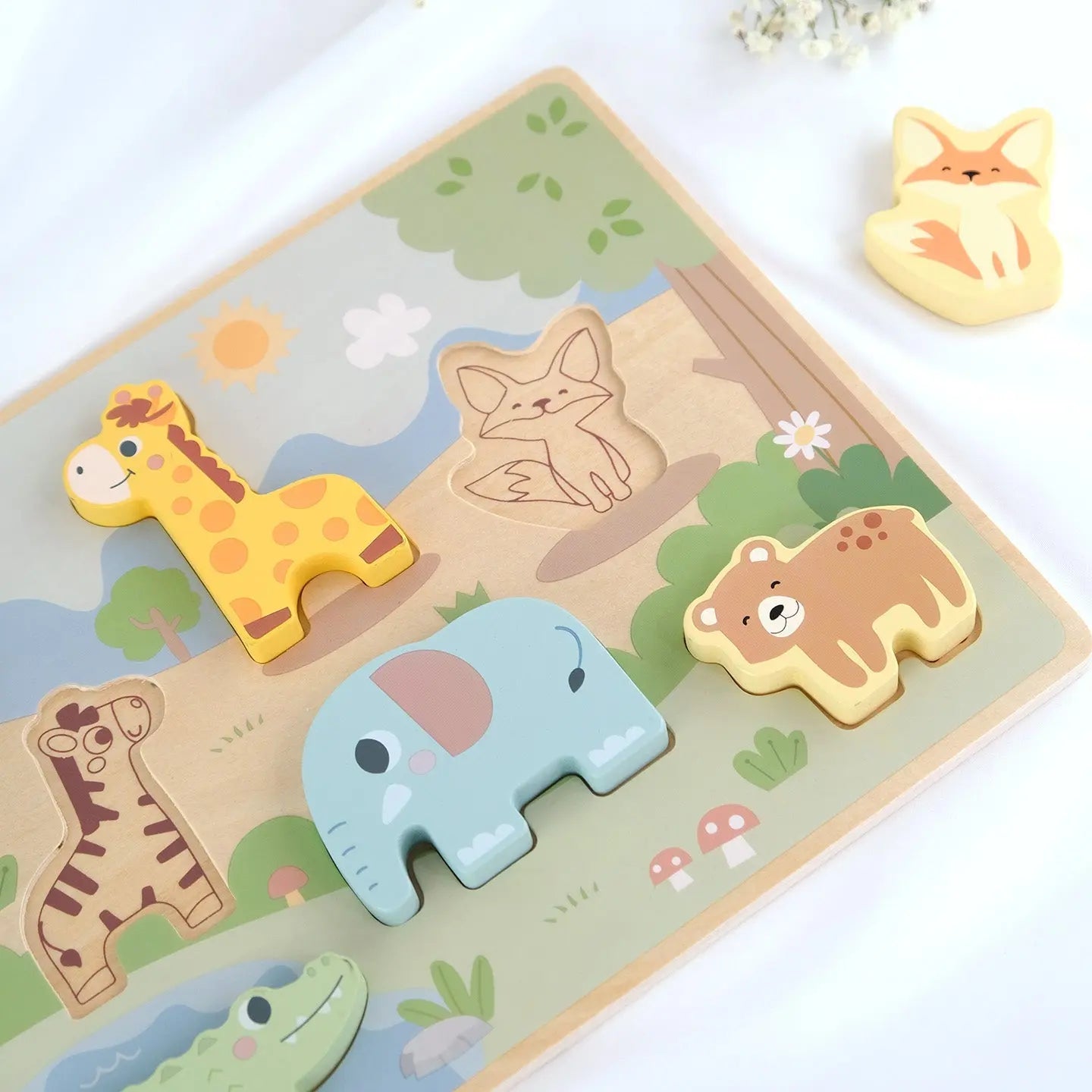 Puzzle en bois pour enfants avec animaux de BusyKids BusyKids Europe s.r.o.