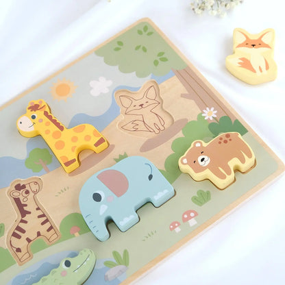 Puzzle en bois pour enfants avec animaux de BusyKids BusyKids Europe s.r.o.