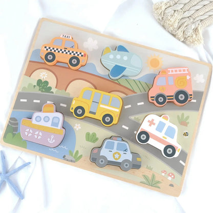 Puzzle "Transport" de BusyKids BusyKids Europe s.r.o.