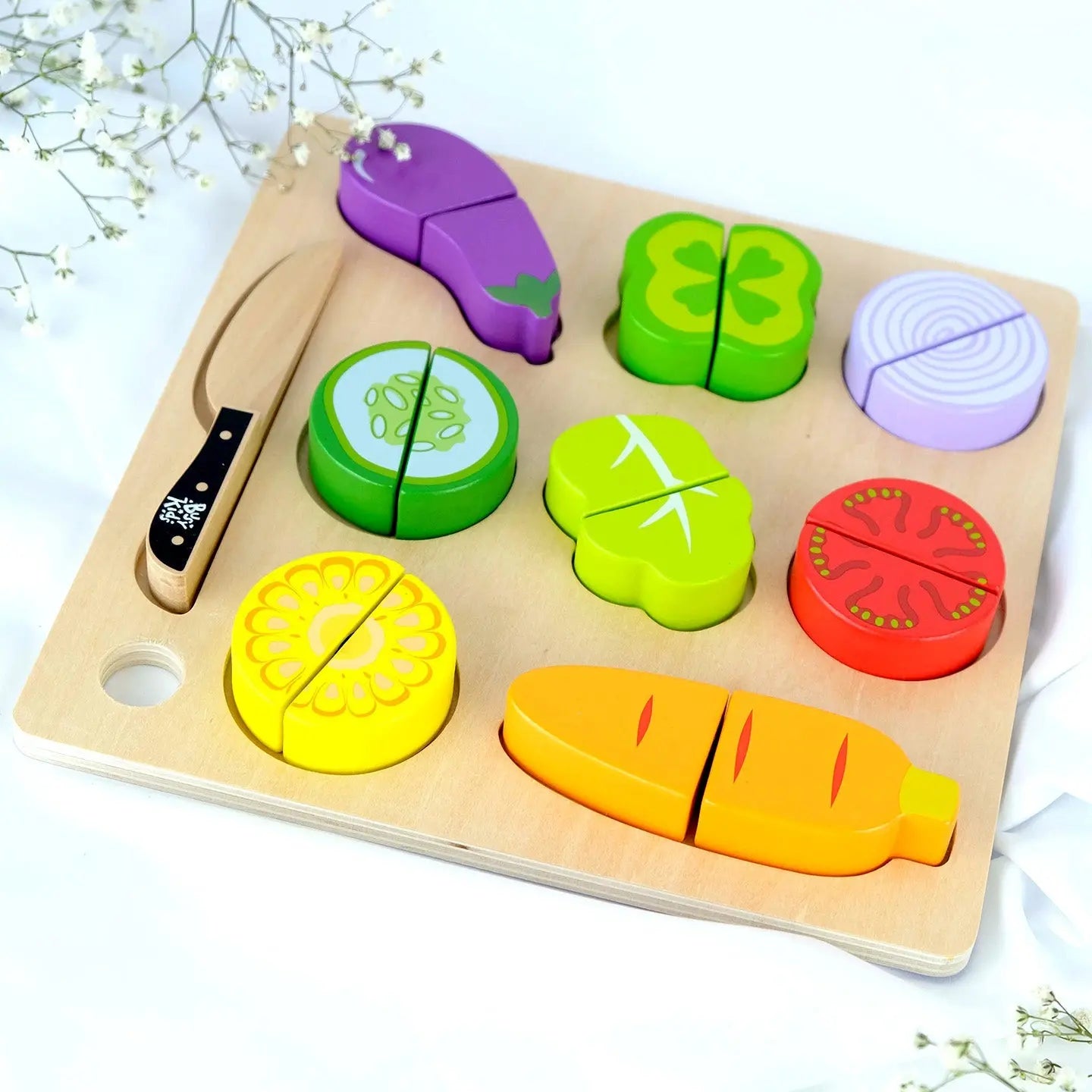 Le trieur en bois  Montessori "Légumes" pour enfants BusyKids Europe s.r.o.