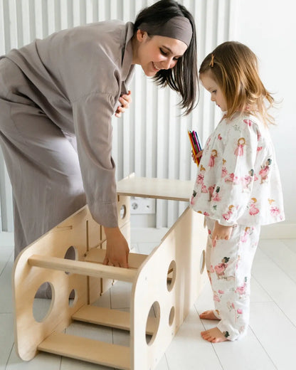 Tour d'observation Montessori 3-en-1 - XL BusyKids Europe s.r.o.