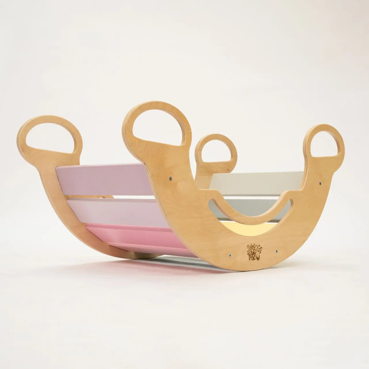 Ensemble - bascule / planche à double face / chaise - couleurs pastel BusyKids Europe s.r.o.