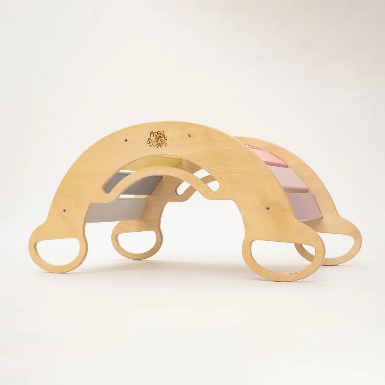 Ensemble - bascule / planche à double face / chaise - couleurs pastel BusyKids Europe s.r.o.