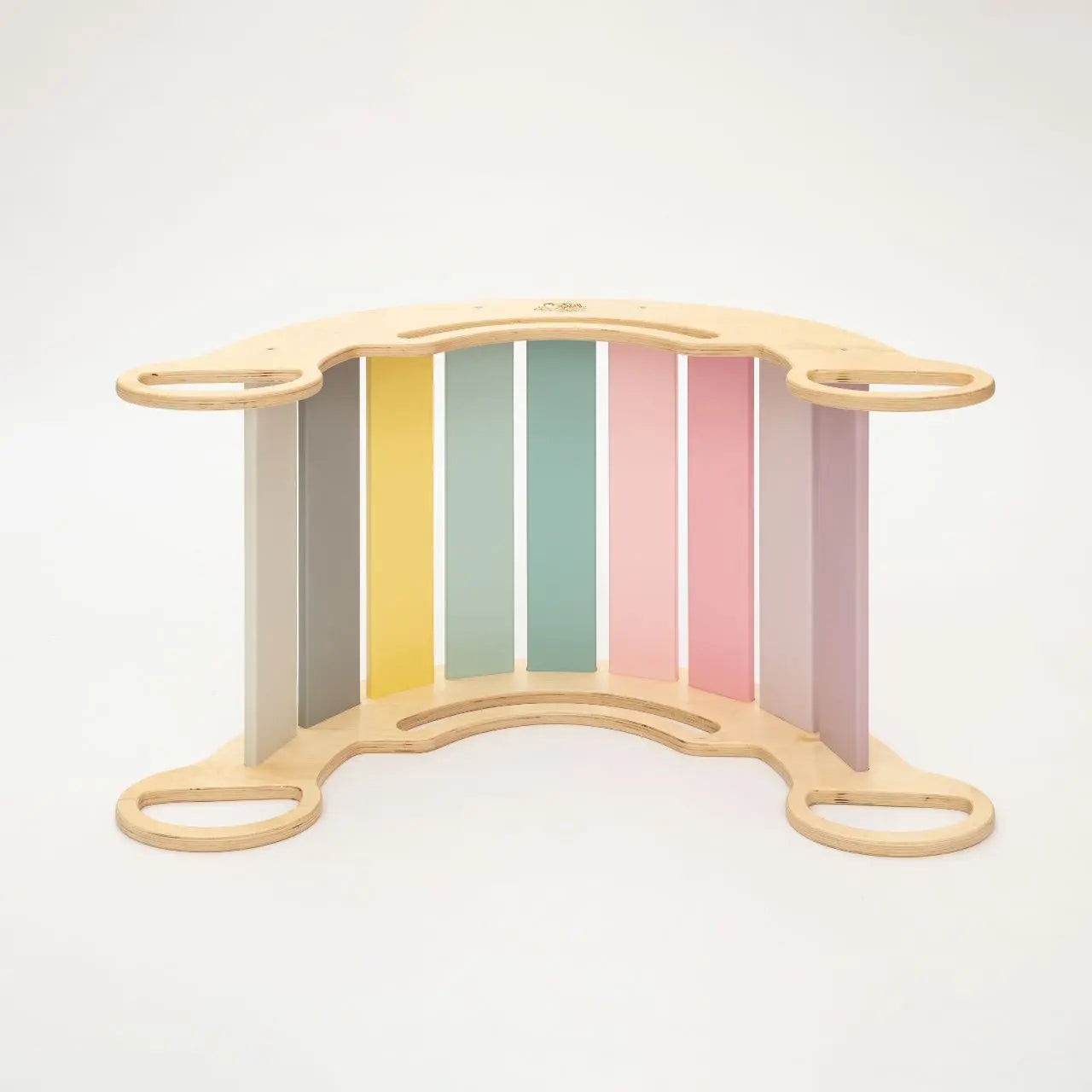 Ensemble - bascule / planche à double face / chaise - couleurs pastel BusyKids Europe s.r.o.