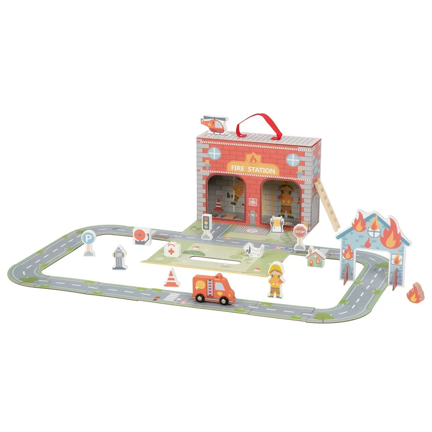 Jeux montessori mobile "Station de Pompiers" BusyKids" BusyKids Europe s.r.o.