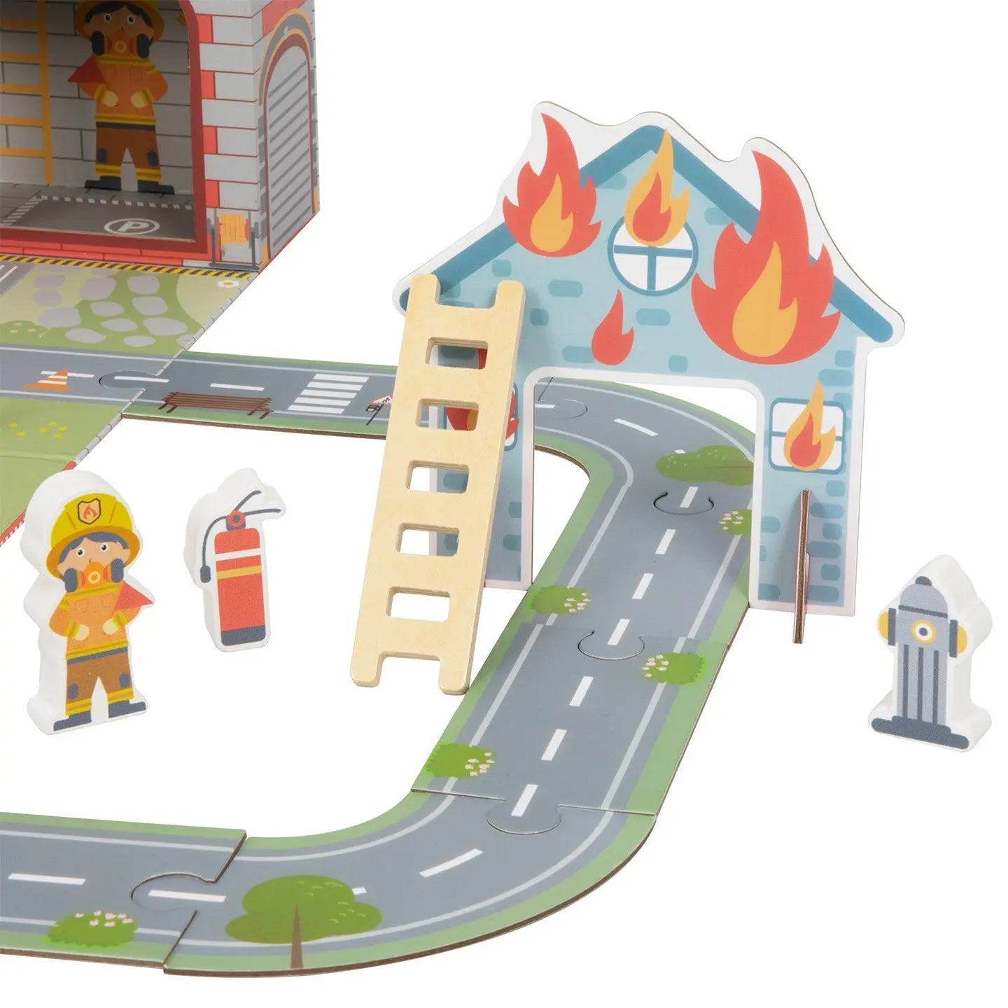 Jeux montessori mobile "Station de Pompiers" BusyKids" BusyKids Europe s.r.o.