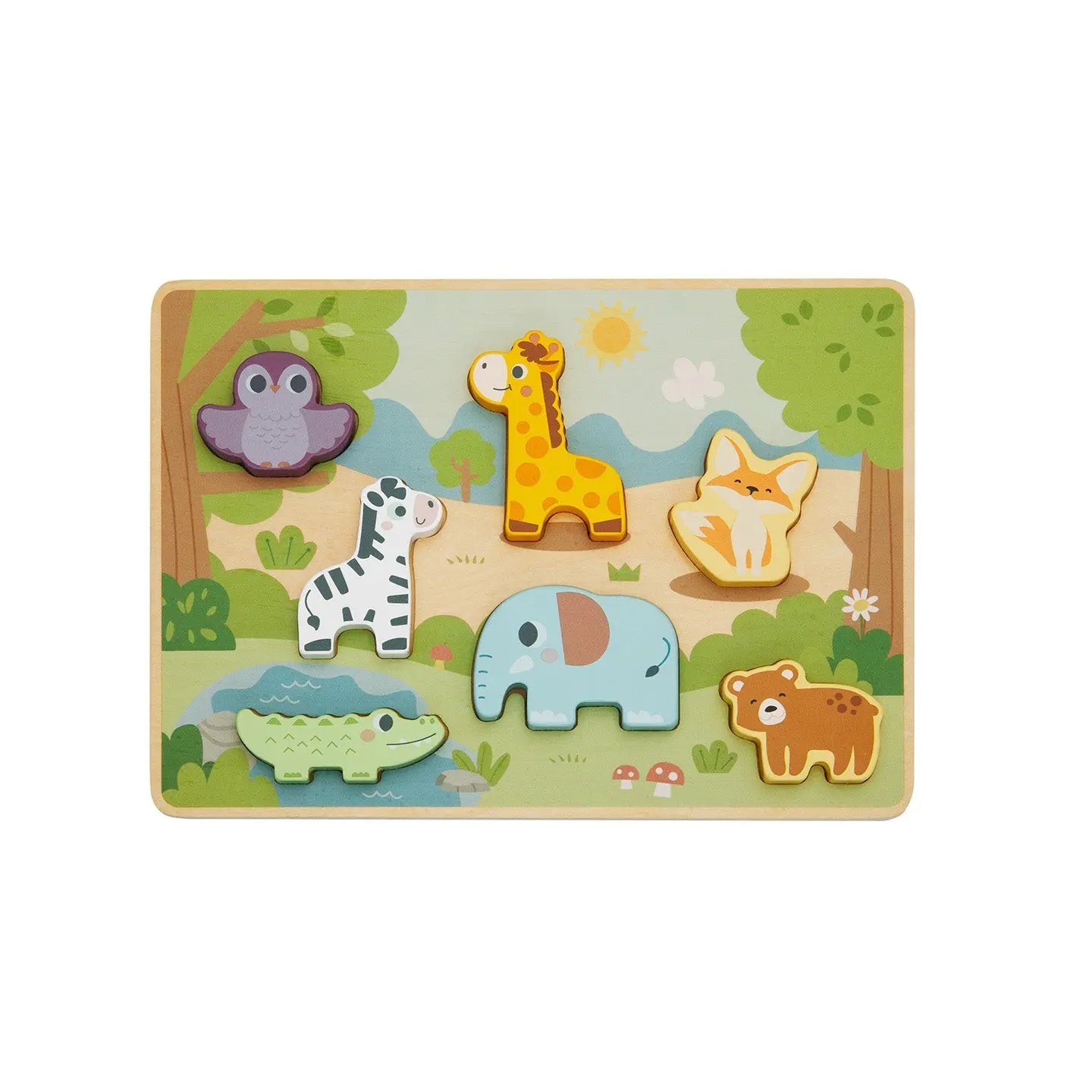 Puzzle en bois pour enfants avec animaux de BusyKids BusyKids Europe s.r.o.
