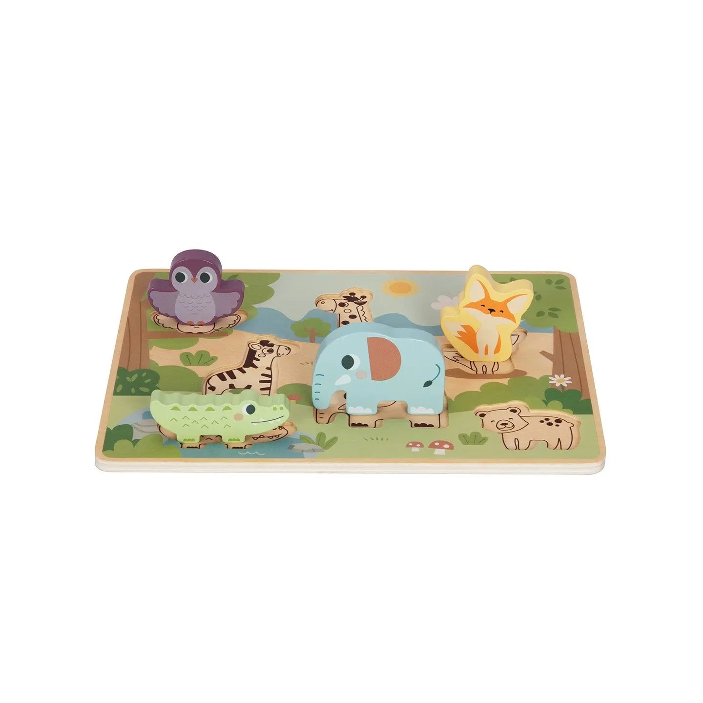 Puzzle en bois pour enfants avec animaux de BusyKids BusyKids Europe s.r.o.