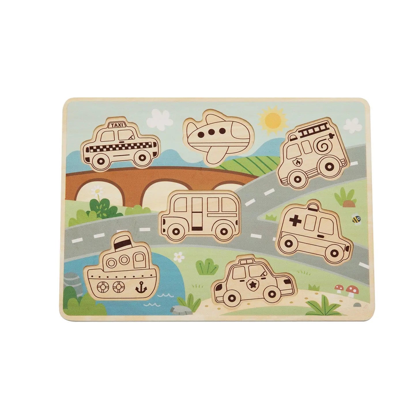 Puzzle "Transport" de BusyKids BusyKids Europe s.r.o.