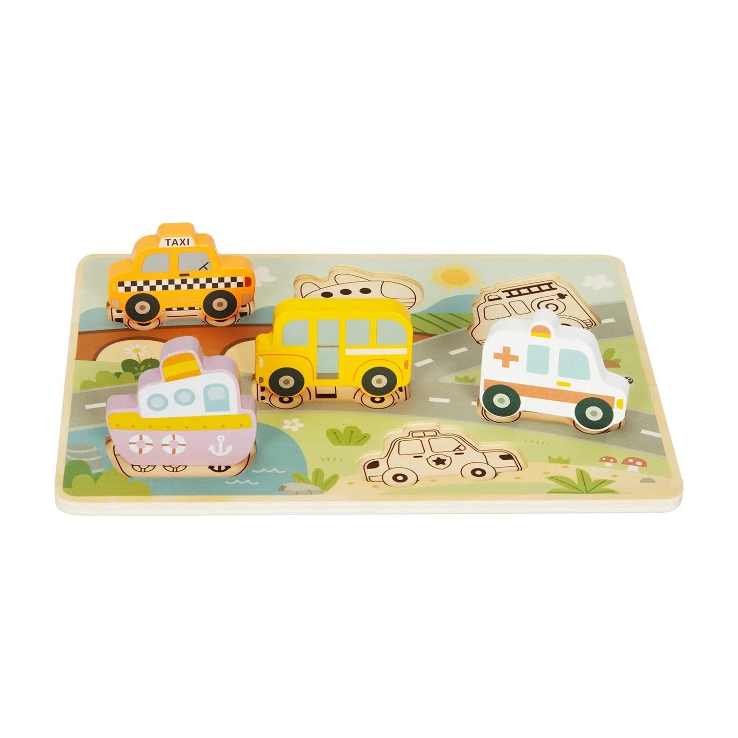 Puzzle "Transport" de BusyKids BusyKids Europe s.r.o.