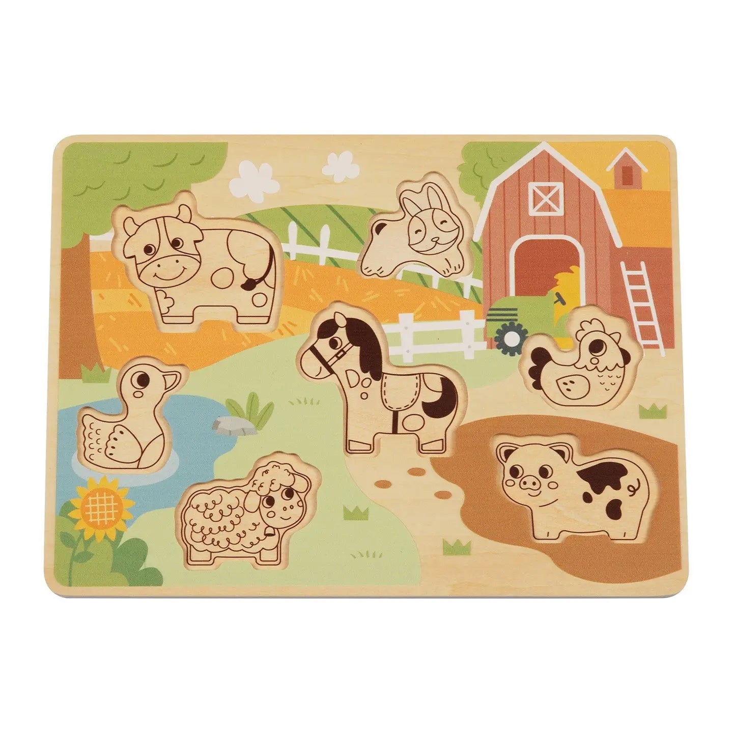 Puzzle captivant pour enfants de BusyKids - "Ferme" BusyKids Europe s.r.o.