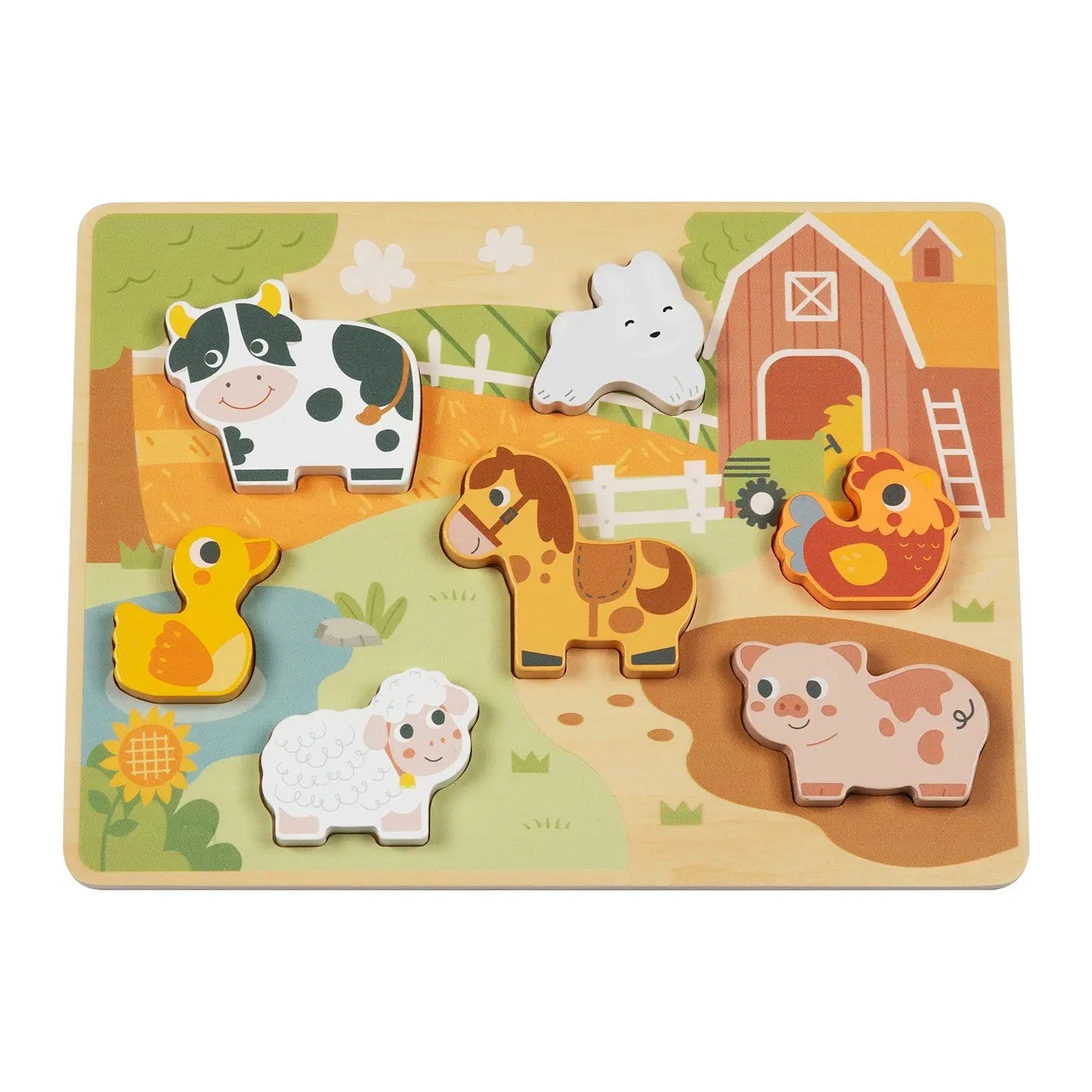 Puzzle captivant pour enfants de BusyKids - "Ferme" BusyKids Europe s.r.o.