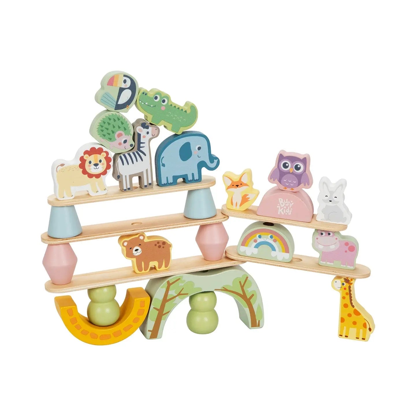 Jeu d'empilage d'animaux BusyKids BusyKids Europe s.r.o.