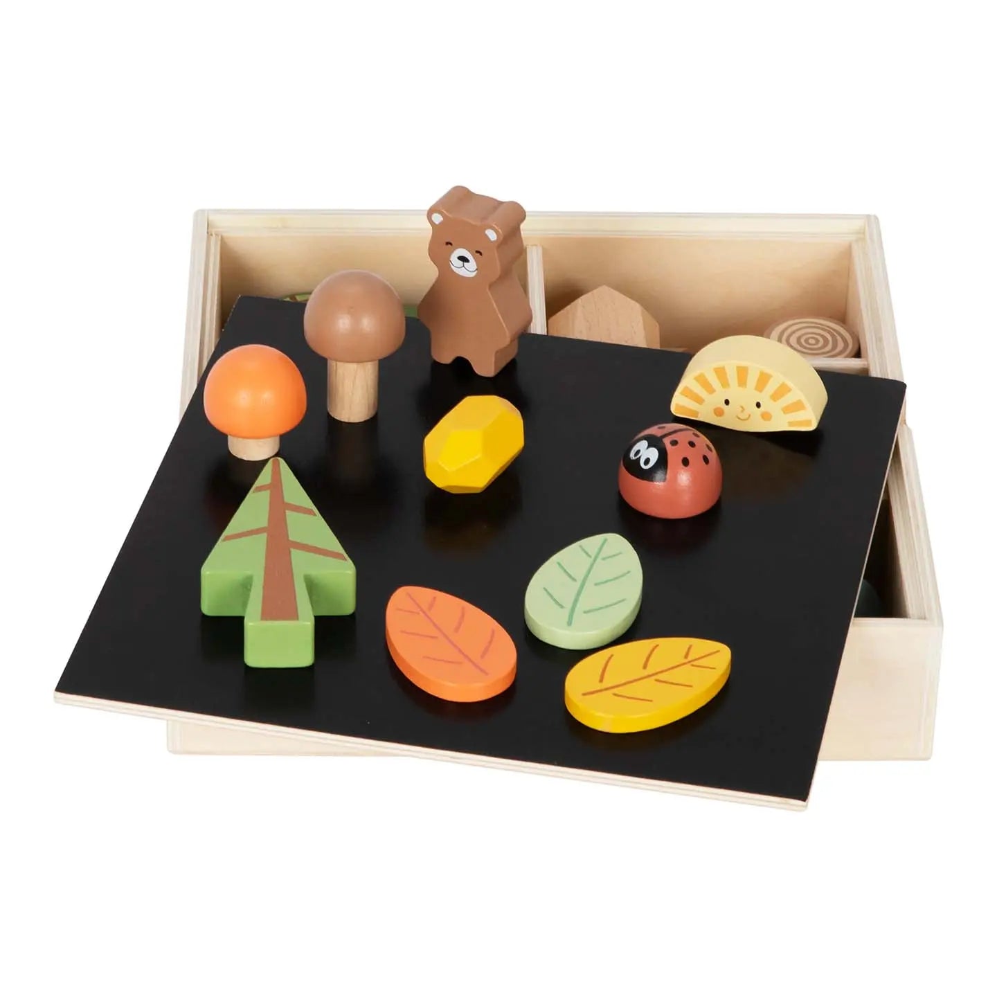 Set de figurines en bois Montessori "La Forêt" BusyKids Europe s.r.o.