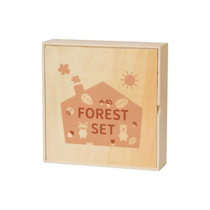 Set de figurines en bois Montessori "La Forêt" BusyKids Europe s.r.o.