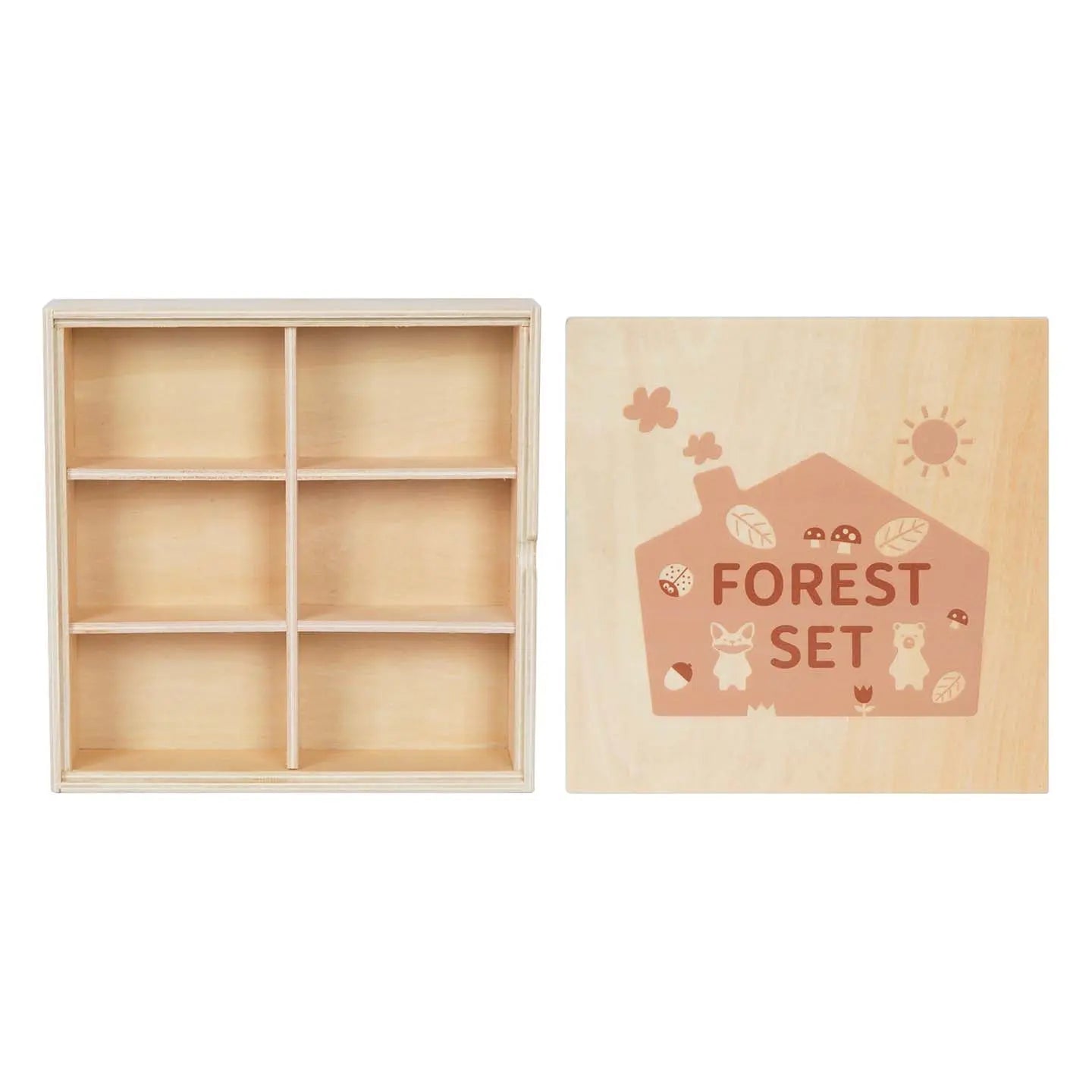 Set de figurines en bois Montessori "La Forêt" BusyKids Europe s.r.o.