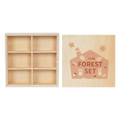 Set de figurines en bois Montessori "La Forêt" BusyKids Europe s.r.o.