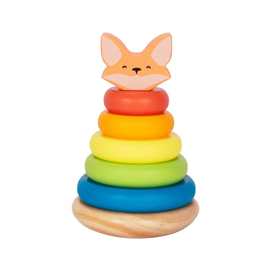 Pyramide en bois pour enfants "Renardeau" de BusyKids