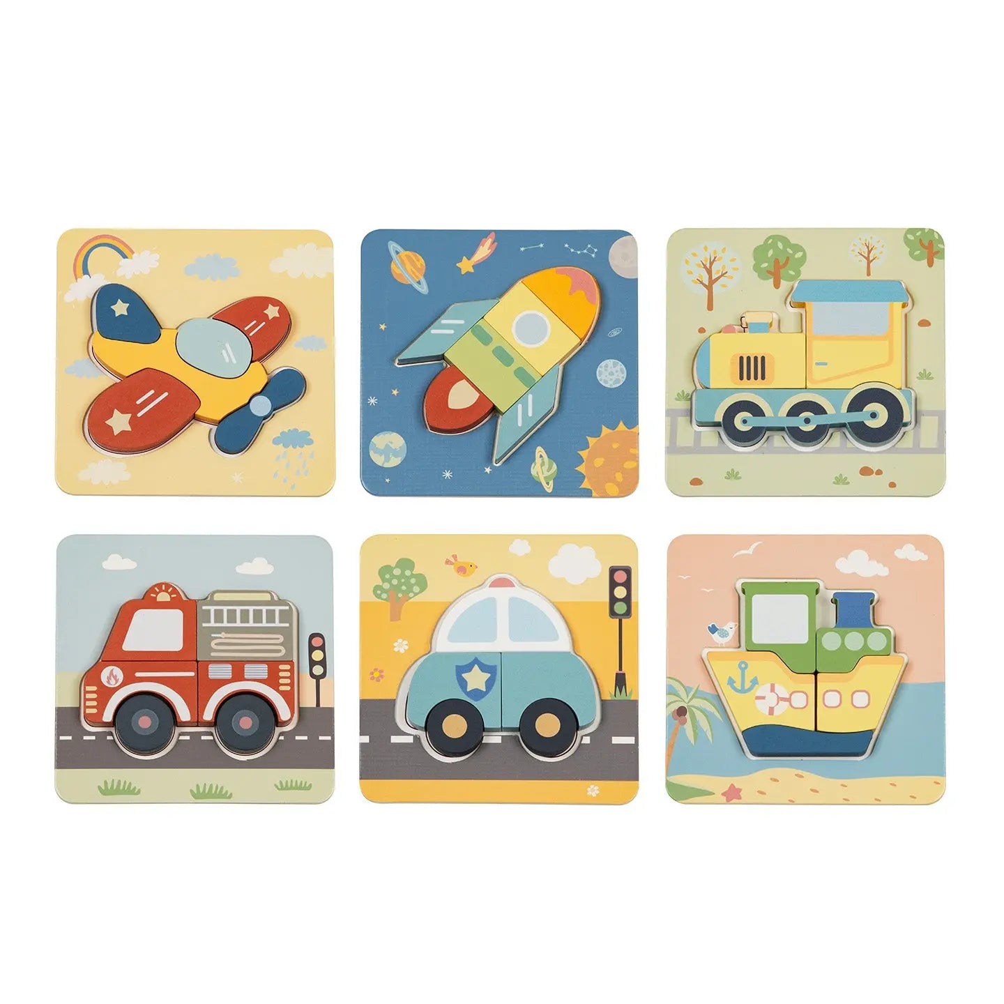 BusyKids Set de puzzles "Transport" BusyKids Europe s.r.o.