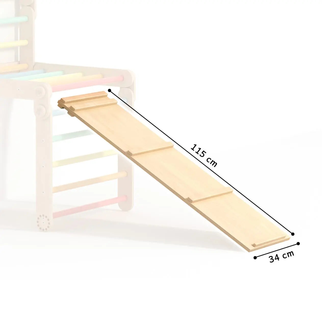 Grand toboggan en bois Busykids