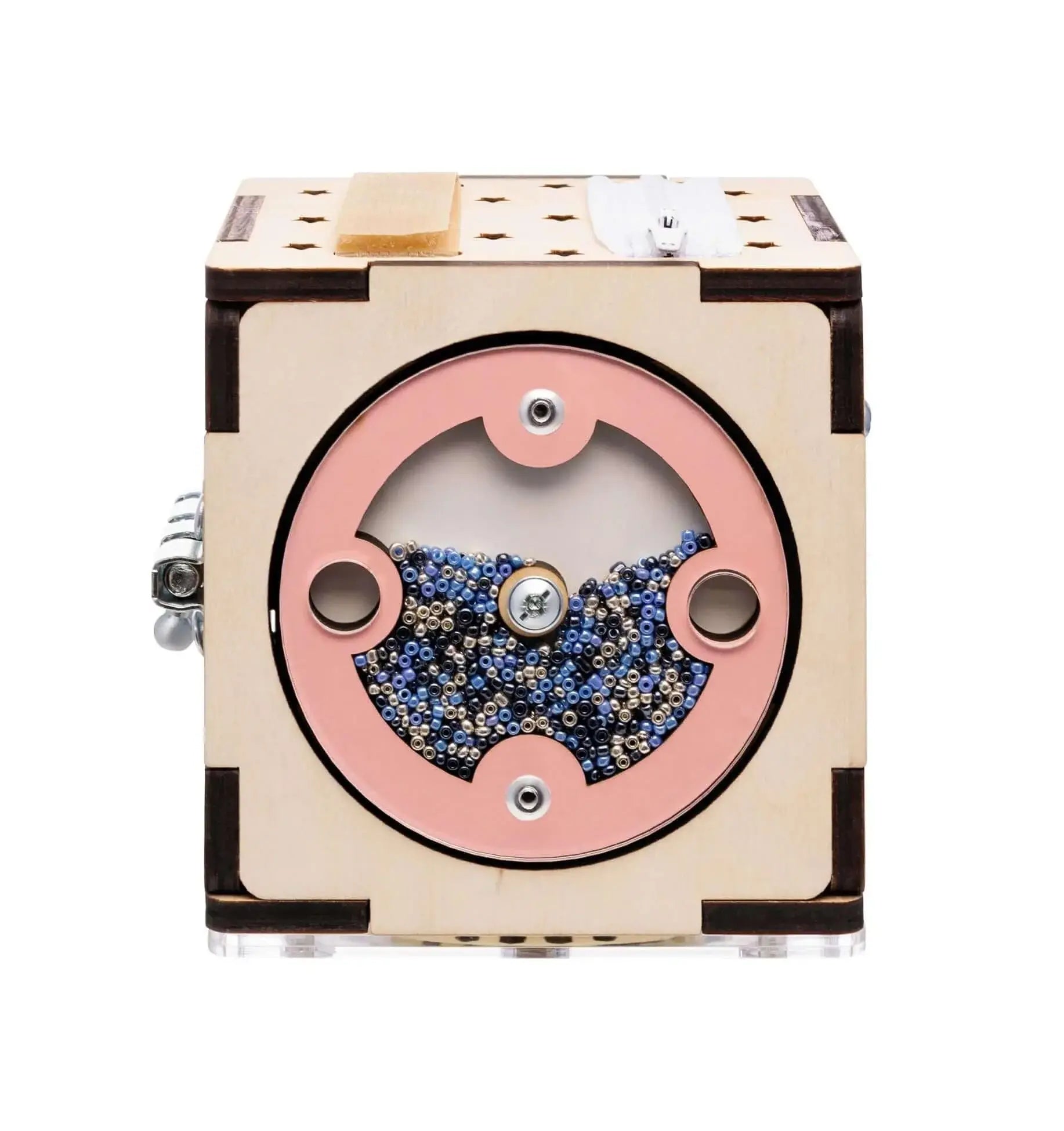 Ensemble - Busy board maisonnette natura et cube interactif Busykids