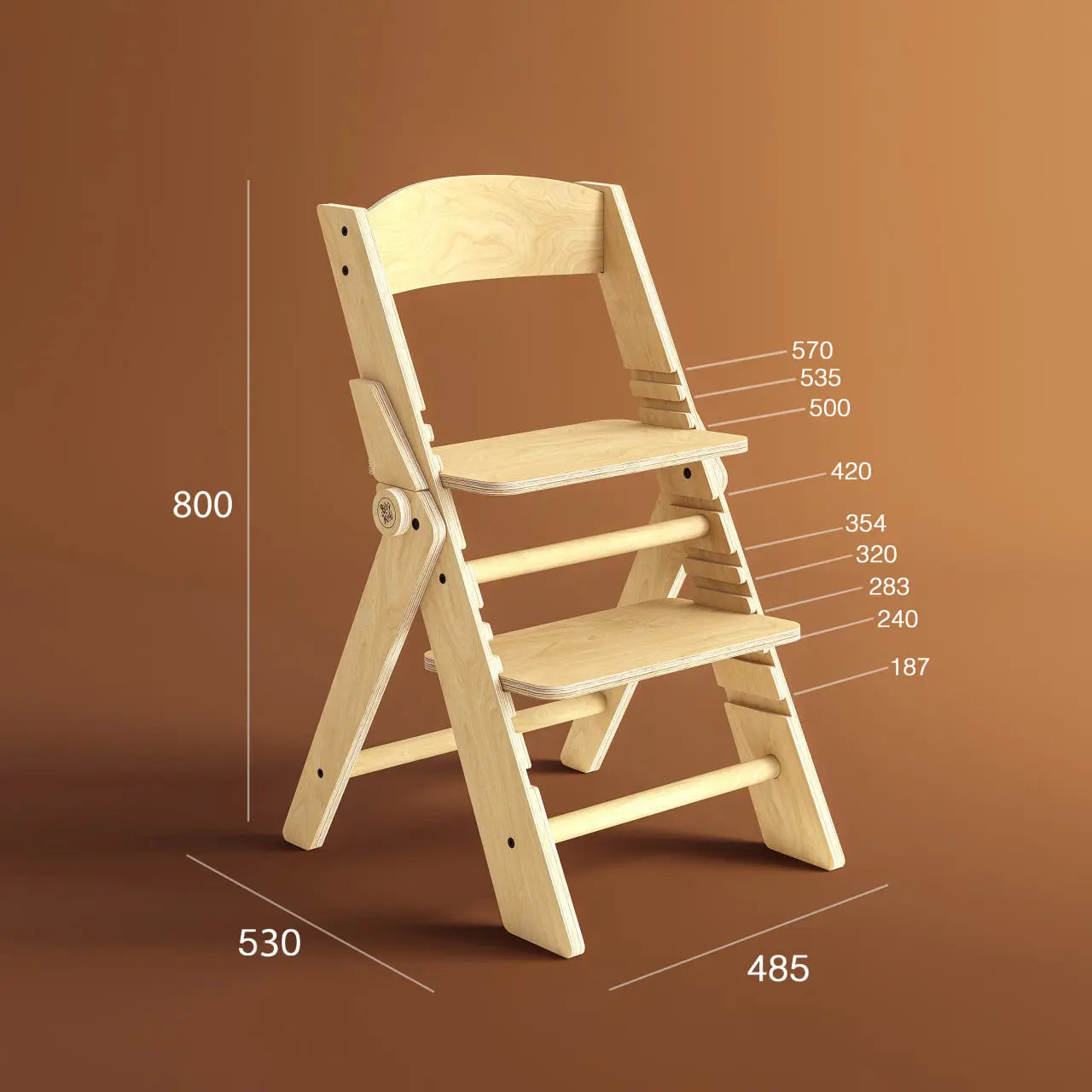 Chaise évolutive Montessori BusyKids BusyKids Europe s.r.o.