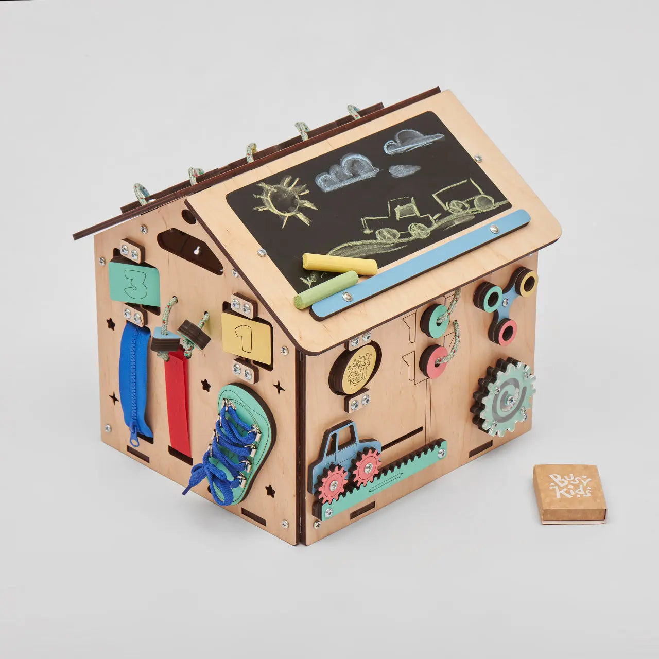 Busy board Maisonnette éducative en bois Mini BusyKids Europe s.r.o.