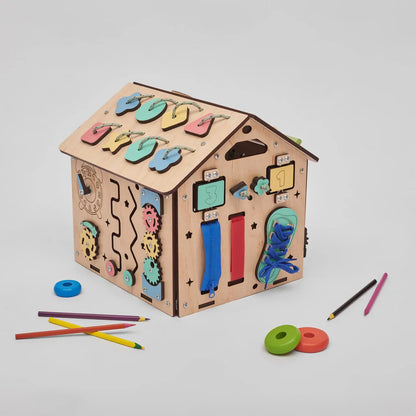 Busy board Maisonnette éducative en bois Mini BusyKids Europe s.r.o.