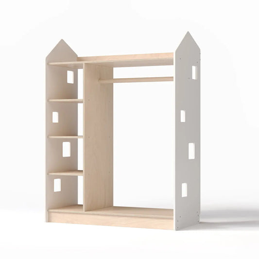 Penderie Montessori BusyKids - Couleur blanche