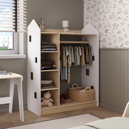 Penderie Montessori BusyKids - Couleur blanche BusyKids Europe s.r.o.