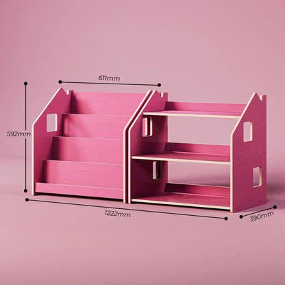 Ensemble - Bibliothèque enfant + Étagère à jouets - édition limitée BusyKids Europe s.r.o.