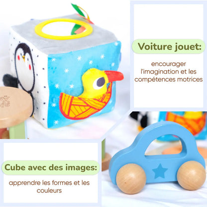 Coffret de Jeu Montessori "BusyKids" pour les enfants de 6 à 12 mois BusyKids Europe s.r.o.