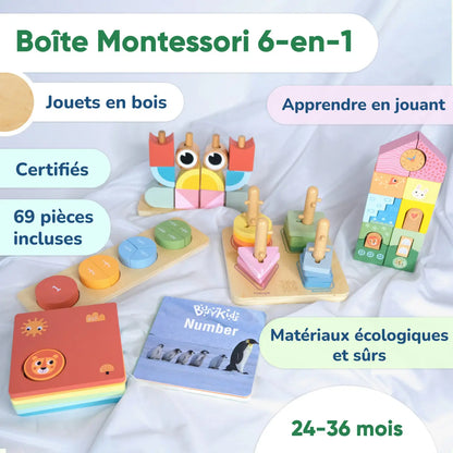 Coffret de Jeu Montessori pour les enfants de 24 à 36 mois BusyKids BusyKids Europe s.r.o.
