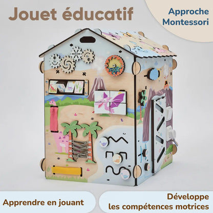 Busy board Maisonnette éducative DINO équipé d'un éclairage BusyKids Europe s.r.o.
