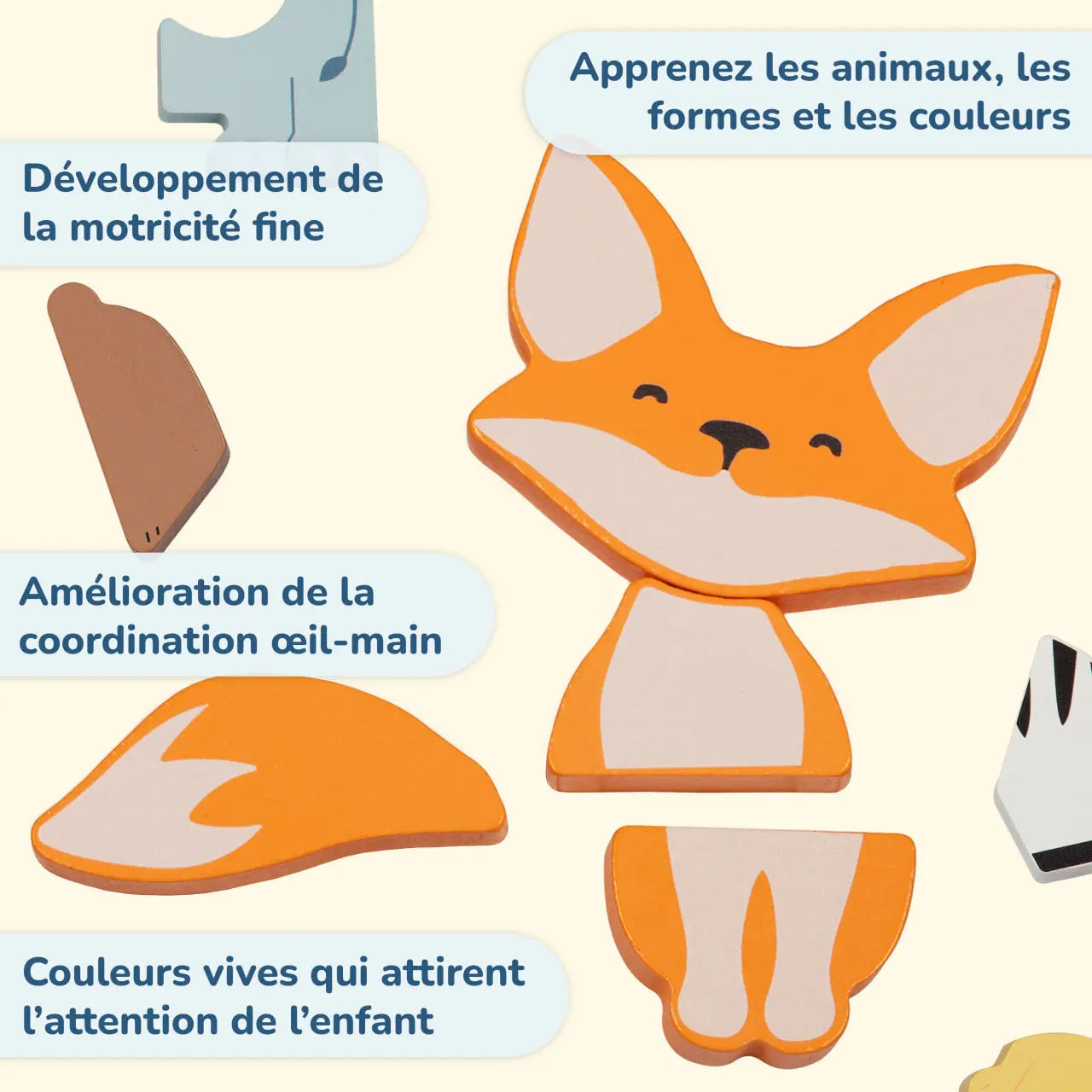 BusyKids Set de puzzles "Animaux" BusyKids Europe s.r.o.