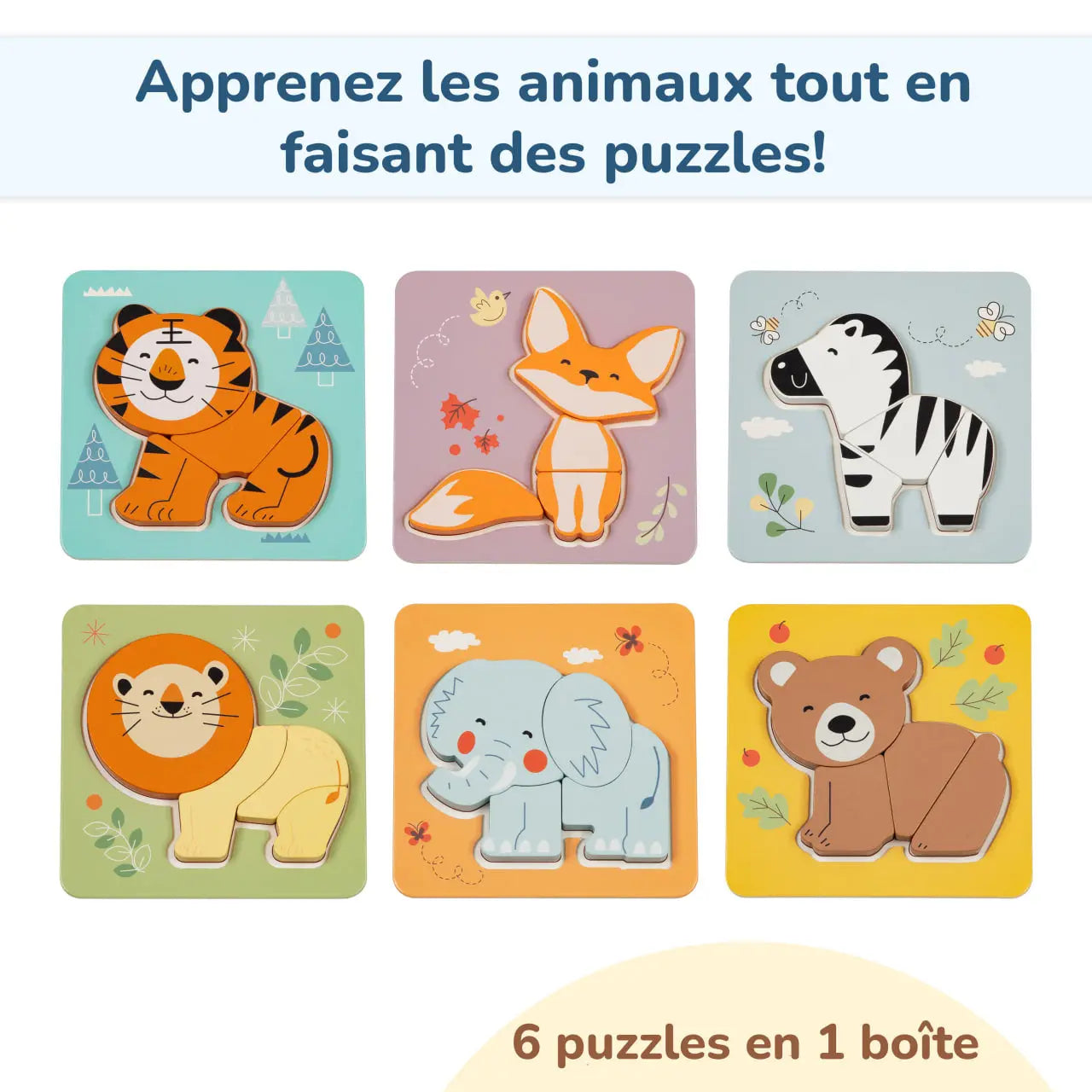 BusyKids Set de puzzles "Animaux" BusyKids Europe s.r.o.