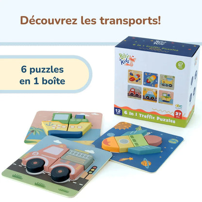 BusyKids Set de puzzles "Transport" BusyKids Europe s.r.o.