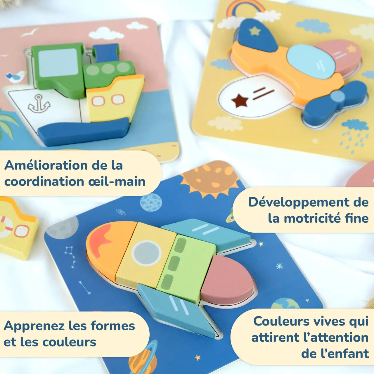 BusyKids Set de puzzles "Transport" BusyKids Europe s.r.o.